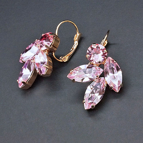 Auskari "Paradīzes Ziedi II" ar Swarovski™ kristāliem